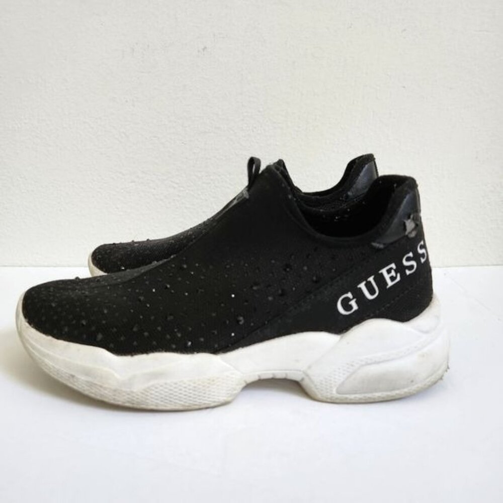 Guess Bellini Platform Mid-Top Sneaker with Rhinestone size 6.5